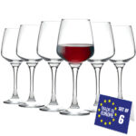 set pahare vin cu picior