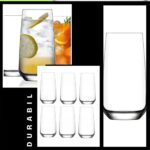 Set 6 pahare 480ml Model LAV LAL pentru apa, limonada, ceai cu gheata, bauturi racoritoare - imagine 2