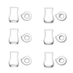 Set de 6 Cesti de Ceai+6 Farfurii, LAV, Model Eva, 170 ml, 12 Piese, 6 Cesti + 6 Farfurii - imagine 3