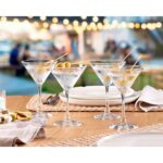 Set 4 Pahare Martini Pasabahce Timeless, 230 ml, Sticla Transparenta, Calitate Extra, Design Elegant cu Picior - imagine 3