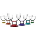Set 6 Cupe Premium, Model Destina Rainbow, LAV, pentru Inghetata si Deserturi, 285 ml - imagine 2