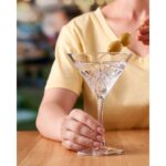 Set 4 Pahare Martini Pasabahce Timeless, 230 ml, Sticla Transparenta, Calitate Extra, Design Elegant cu Picior - imagine 2