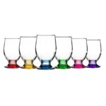 Set 6 Pahare, Calitate Extra, Fund Color, Model Lav Nectar, 280ml - imagine 3