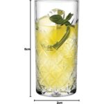 Set 4 Pahare Pasabahce Timeless, 450 ml, Sticla Cristalina, Design Elegant, Ideal pentru Sucuri si Cocktailuri - imagine 6