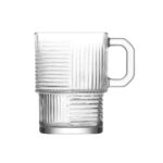 Set 6 Cesti cu Maner pentru Ceai, LAV, Model Helen, Calitate Extra, 270 ml, Design Modern - imagine 2