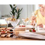 Set 4 Pahare Martini Pasabahce Timeless, 230 ml, Sticla Transparenta, Calitate Extra, Design Elegant cu Picior - imagine 5
