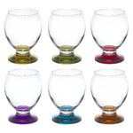 Set 6 Pahare, Calitate Extra, Fund Color, Model Lav Nectar, 280ml - imagine 5