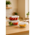 Set 3 Recipiente LAV Fresco 1150ml, 720ml, 376ml - imagine 2