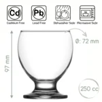 Set 6 Pahare Premium, Model Teo, LAV, pentru suc, cocktailuri si bauturi racoritoare, 250 ml - imagine 2