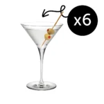 Set de 6 Pahare Pasabahçe, Model Nude Reserva, pentru Martini, 235 ml