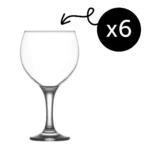 Set 6 Pahare, Extra Calitate, LAV, Model Luxus Champagne Coupe & Martini, 645 ml, Cristal Elegant pentru Petreceri si Evenimente