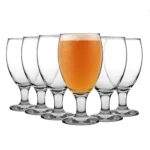Set de 6 pahare cu picior 590ml Model LAV Empire pentru apa, bere, suc sau ceai cu gheata