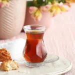 Set 6 pahare cu 6 farfurioare 165ml Model LAV Alya pentru ceai, cafea, espresso - imagine 2
