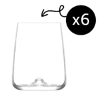 Set 6 Pahare Premium, LAV, Model Terra, 475 ml, Transparent