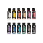 Set Rich Mastermix Vopsea Acrilica, Culori Vibrante pentru Pictura, Perfect pentru Proiectele Tale Creative, 36 Culori, 12 Culori Primare, 12 Culori Pastel, 12 Culori Metalice, 60ml - imagine 3