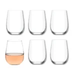 Set 6 pahare 590ml Model LAV Gaia, pentru apa, suc, mixuri de cafea, limonada, fresh-uri sau deserturi
