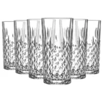 Set 6 pahare 356ml Model LAV Odin pentru apa, suc, limonada, frappe