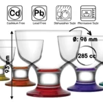 Set 6 Cupe Premium, Model Destina Rainbow, LAV, pentru Inghetata si Deserturi, 285 ml - imagine 6