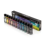 Set Rich Mastermix Vopsea Acrilica, Culori Vibrante pentru Pictura, Perfect pentru Proiectele Tale Creative, 36 Culori, 12 Culori Primare, 12 Culori Pastel, 12 Culori Metalice, 60ml