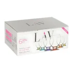 Set 6 Pahare, Calitate Extra, Fund Color, Model Lav Nectar, 280ml - imagine 4