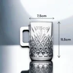 Set de 2 Cani cu Maner Timeless, Pasabahce, Design Cristal, ideal pentru Bauturi Calde si Reci, 315ml - imagine 5